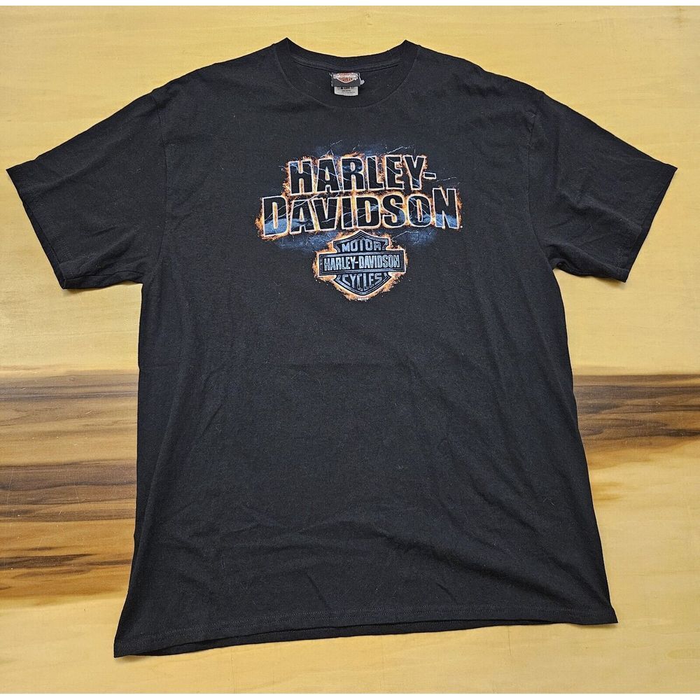 Harley Davidson of Tampa Brandon Tallahassee NPR Shirt Fire Lettering Size XL